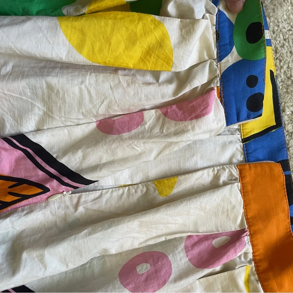 ZARA Ballon Printed Maxi Skirt - Picture 6 of 7